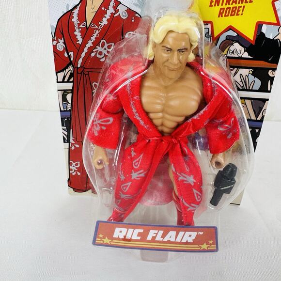 Mattel WWE Superstars Ric Flair w/Entrance Robe Action Figure Series 1 - Picture 4 of 7